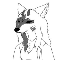  1:1 alexis_kawatta anthro cheems dogelore dorime female island_(species) kawattame meme monochrome solo 