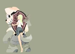  2016 alternate_version_at_source animate_inanimate duo female gleipnir hi_res human jayex3 living_clothing male male/female mammal simple_background 