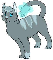  2015 aliasing alpha_channel ambiguous_gender blue_eyes brown_nose digital_drawing_(artwork) digital_media_(artwork) digitigrade domestic_cat ear_tuft felid feline felis feral flat_colors full-length_portrait fur glowing glowing_tail grey_body grey_fur head_tuft hybrid ice_(icedog_mcmuffin) low_res lynx mammal microsoft_paint_(artwork) nonbinary_(lore) paws portrait ragamuffin_cat sebdoggo simple_background solo standing tail tail_tuft transparent_background tuft white_inner_ear 