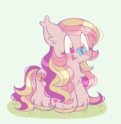  arthropod butterfly chibi cutie_mark earth_pony equid equine female feral fluttershy_(mlp_g3) fur hair hasbro hi_res hooves horse insects lepidopteran mammal mlp_g3 multicolored_hair multicolored_tail my_little_pony open_mouth open_smile pink_body pink_fur pony sidruni smile solo tail 