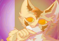  acacia acacia_dune anthro felid feline felis female fur hmm mammal nude orange_body orange_eyes orange_fur sand_cat simple_background solo tan_body tan_fur thinking 