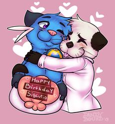  cake dessert dewott duo food generation_5_pokemon heyitshappydoodles male male/male mammal mustelid nic_(dewott) nintendo otter pokeball pokemon pokemon_(species) quick_ball sea_otter sigcutio 