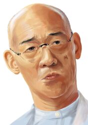  bald chmm2 glasses male_focus real_life realistic solo tomino_yoshiyuki upper_body 