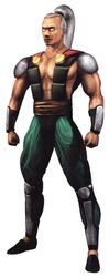  3d baggy_pants deity fujin_(mortal_kombat) male mortal_kombat no_pupils official_art pants ponytail silver_hair vest 