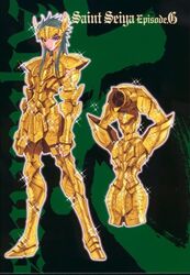  aquarius_camus armor gold illustration official_art okada_megumu saint_seiya saint_seiya_episode_g zodiac 