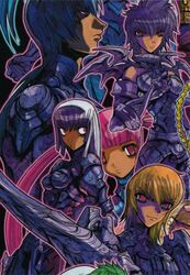  armor ceos greek illustration mnemosyne mythology official_art okada_megumu saint_seiya saint_seiya_episode_g theia themis titans 