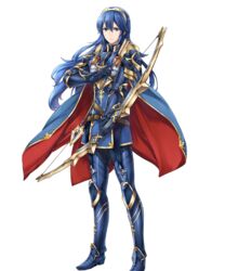  armor armored_boots arrow_(projectile) belt blue_eyes blue_hair boots bow_(weapon) breastplate cape closed_mouth female fire_emblem fire_emblem_awakening fire_emblem_heroes full_body gauntlets highres holding holding_bow_(weapon) holding_weapon jewelry long_hair looking_at_viewer lucina_(fire_emblem) lucina_(glorious_archer)_(fire_emblem) non-web_source official_art shoulder_armor shoulder_pads sidelocks smile solo standing tiara transparent_background turtleneck weapon yamada_koutarou 