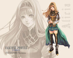  alicia_(valkyrie_profile_2) artist_name blonde_hair boots breasts copyright_name female green_eyes hairband headband long_hair midorigawa_akari photoshop_(medium) skirt solo thighhighs valkyrie_profile_(series) valkyrie_profile_2:_silmeria watermark web_address zoom_layer 