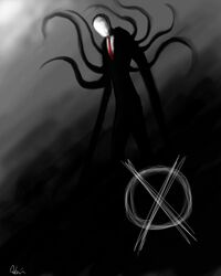  forest night slender_man slenderman tagme 