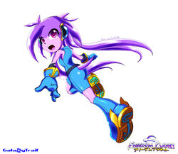  absurd_res anrock3 anthro boots breasts clothed clothing dragon english_text female footwear freedom_planet galaxytrail gloves hair handwear hi_res long_hair mythological_creature mythological_scalie mythology non-mammal_breasts purple_hair sash_lilac scalie simple_background solo text white_background 