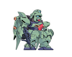  beam_rifle blue_eyes chibi energy_gun gun gun_blastor gundam highres holding holding_gun holding_weapon looking_ahead mecha mobile_suit no_humans noah_noah robot science_fiction solo standing victory_gundam weapon white_background 