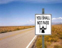  cloud gandalf_the_grey grass humor j._r._r._tolkien low_res meme middle-earth_(tolkien) plant road sign you_shall_not_pass 