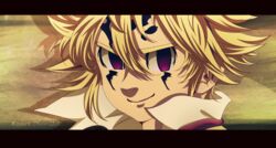  1boy bad_id bad_pixiv_id blood highres kozureokami20 letterboxed male_focus meliodas nanatsu_no_taizai self-upload solo 