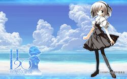  h2o_~footprints_in_the_sand~ makura otoha tagme wallpaper 