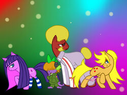 4:3 afro applejack_(mlp) big_macintosh_(mlp) blonde_hair blue_eyes brief_(pswg) clothing cosplay crossover dragon earth_pony electronics equid equine female feral friendship_is_magic fur garterbelt_(pswg) group hair hasbro headphones horn horse legwear male mammal multicolored_hair my_little_pony mythological_creature mythological_equine mythological_scalie mythology orange_hair panties panty_(pswg) panty_and_stocking_with_garterbelt pony purple_body purple_fur purple_hair rickybot scalie spike_(mlp) stocking_(pswg) stockings style_emulation tail twilight_sparkle_(mlp) two_tone_hair underwear unicorn wallpaper