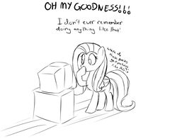 black_and_white celebrity_paradox computer covering covering_mouth covering_own_mouth covering_self digital_drawing_(artwork) digital_media_(artwork) electronics english_text equid equine feathered_wings feathers female feral fluttershy_(mlp) friendship_is_magic hasbro humor internet mammal monochrome my_little_pony mythological_creature mythological_equine mythology naive pegasus quadruped reaction_image self_search shocked sketch solo speccysy tail text wings