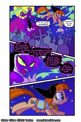 2011 2:3 alternate_species april_fools&#039;_day bodily_fluids comic copyright_symbol crying dialogue digital_media_(artwork) english_text equid equine fangs female feral friendship_is_magic glowing glowing_eyes group hair hasbro holidays horn horse lagomorph leporid long_hair mammal my_little_pony mythological_creature mythological_equine mythology ponification pony purple_hair quadruped rabbit red_hair short_hair sister_cat sister_claire sister_claire_(character) snowy_(yamino) symbol tail tears teeth text third-party_edit unicorn url yamino