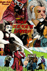 adaptation anthro canid canine canis craftyandy damaron domestic_cat domestic_dog felid feline felis female film_(disambiguation) group honor husky lemur lynx male mammal montage nordic_sled_dog parody primate samurai slayer spitz strepsirrhine tail traditional_media_(artwork) vix warrior