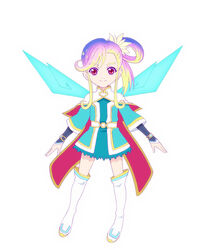  artist_request blonde_hair blue_dress blue_wings boots cape closed_mouth dress fairy fairy_wings female hair_rings karia_(tales) looking_at_viewer multicolored_hair official_art purple_hair red_eyes short_hair side_ponytail sidelocks simple_background smile solo tachi-e tales_of_(series) tales_of_the_rays thigh_boots thighhighs white_background white_footwear wings 