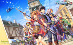  agate_crosner eiyuu_densetsu estelle_bright falcom joshua_bright olivier_lenheim scherazard_harvey sora_no_kiseki tita_russell wallpaper 