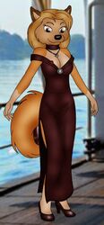 alpha_and_omega anthro biped canid canine canis clothing female folwilliar footwear hi_res high_heels kate_(alpha_and_omega) mammal shoes solo tail wolf