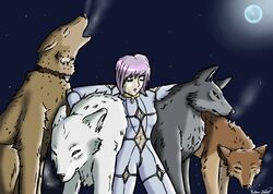 canid canine canis cheza_(wolf&#039;s_rain) feral flower group hige_(wolf&#039;s_rain) kiba_(wolf&#039;s_rain) male mammal plant sarahfurry toboe_(wolf&#039;s_rain) tsume_(wolf&#039;s_rain) wolf wolf&#039;s_rain