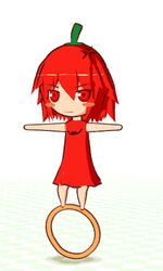  3d anger_vein animated animated balancing blush blush_stickers boukun_habanero chibi chibi_only chili_pepper ekkusu_kyuuzu eyes_visible_through_hair female habanero-tan habanero_pepper looping_animation lowres original red_eyes red_hair short_hair solo 