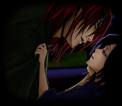  abarai abarai_renji bleach couple kissing kuchiki kuchiki_rukia kuchiki_rukia renji renji_abarai rukia 