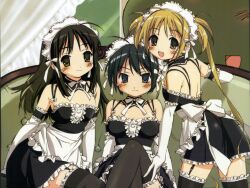  kore_ga_watashi_no_goshujin-sama kurauchi_anna maid sawatari_izumi sawatari_mitsuki 