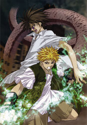  amano_ginji get_backers male mido_ban tagme 