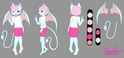  bat claws femboy lambirn male mammal model_sheet solo terry_(character) tongue wings 