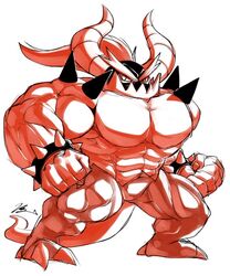  big_muscles bracelet demon flammars humanoid jewelry male muscular muscular_male pecs sega solo sonic_the_hedgehog_(series) spiked_bracelet spikes the_deadly_six video_games yongdasom zavok 