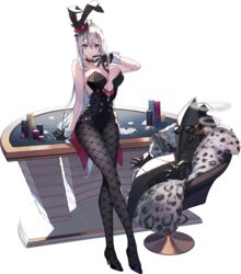  1other animal_hat animal_print artist_request banknote between_breasts breasts chair cigar coat cuffs female fishnet_pantyhose fishnets fur_coat gloves hat high_heels highres iron_saga large_breasts legs linda_(iron_saga) money official_alternate_costume official_art pantyhose playboy_bunny poker poker_chip poker_table rabbit_hat red_eyes table third-party_source top_hat transparent_background tuxedo_leotard tyrfing_(iron_saga) zebra_print 