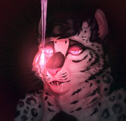  anthro dasfireebony digital_drawing_(artwork) digital_media_(artwork) digital_painting_(artwork) felid female gaze hi_res hypnosis hypnotic_eyes irbis jewelry mammal mesmerized mind_control open_mouth pantherine pendulum snow_leopard solo spiral_eyes trance 