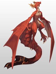  angelus dragon drakengard european_mythology female feral hi_res horn muscular muscular_female mythological_creature mythological_scalie mythology nude pubic_boot red_body red_scales scales scalie simple_background solo square_enix steel3h tail thick_tail western_dragon white_background wings wyvern yellow_eyes 