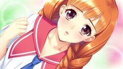  digination doukyuusei doukyuusei_remake elf_(company) game_cg nishina_kurumi seifuku sumeragi_kohaku 