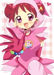  artist_request blush character_request harukaze_doremi hat heart lolicon ojamajo_doremi ojamajo_doremi_16 red_hair smile 