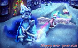  16:10 2014 9de-light6 alicorn blonde_hair blue_body blue_eyes blue_feathers blue_fur blue_hair building christmas christmas_lights clothed clothing coat crown ded_moroz derpy_hooves doctor_whooves_(mlp) door dress earth_pony english_text equid equine feathered_wings feathers female feral friendship_is_magic fur group hair hasbro hat headgear headwear hi_res holidays horn horse house magic mammal multicolored_hair my_little_pony mythological_creature mythological_equine mythology outside pegasus pony princess_celestia_(mlp) princess_luna_(mlp) road smile snegurochka snow snowflake spread_wings text topwear white_body white_feathers white_fur widescreen window wings winter 