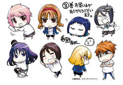  d-frag! haruno_tomoya karasuyama_chitose kazama_kenji koou_hachi lowres mizukami_sakura oosawa_minami shibasaki_roka takao_(d-frag!) yokoshima 