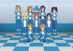  6+girls absurdres ayase_eli cloud9 commentary_request highres hoshizora_rin kisekae koizumi_hanayo kosaka_honoka love_live! love_live!_school_idol_project matching_outfits minami_kotori multiple_girls nishikino_maki okajinokata sonoda_umi tojo_nozomi yazawa_nico 