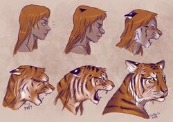  basic_sequence bust_portrait fangs felid female feral fur grid_layout hi_res human human_to_feral mammal mmwoodcock multi_frame_sequence open_mouth orange_body orange_fur pantherine portrait sequence six_frame_image six_frame_sequence solo species_transformation striped_body striped_fur stripes teeth tiger transformation transformation_sequence whiskers yellow_eyes 