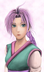  bad_id bad_pixiv_id bccp braid female genkai genkai_(young) photoshop_(medium) pink_hair solo yu_yu_hakusho 