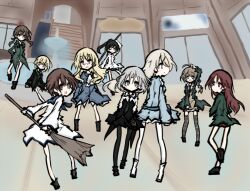  eila_ilmatar_juutilainen erica_hartmann gertrud_barkhorn lynette_bishop minna-dietlinde_wilcke miyafuji_yoshika perrine-h_clostermann sakamoto_mio sanya_v_litvyak strike_witches 