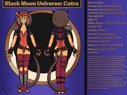  4:3 alternate_universe animal_humanoid cat_humanoid catra_(she-ra) drake-rex english_text eye_scar facial_scar felid felid_humanoid feline feline_humanoid felis female hi_res humanoid mammal mammal_humanoid masters_of_the_universe mattel model_sheet netflix scar she-ra_(copyright) she-ra_and_the_princesses_of_power solo text toeless_legwear wildcat 