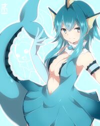  anthropomorphization cleavage dress pokemon tagme vaporeon 