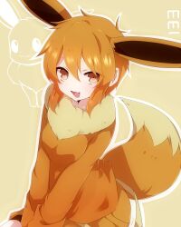  animal_ears anthropomorphization eevee pokemon tail 