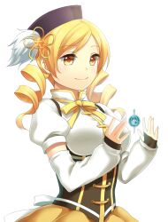  bad_id bad_pixiv_id blonde_hair breasts drill_hair female grief_seed hat highres jenevan large_breasts magical_girl mahou_shoujo_madoka_magica mahou_shoujo_madoka_magica_(anime) tomoe_mami tomoe_mami_(magical_girl) twin_drills twintails yellow_eyes 