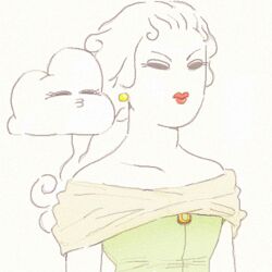  1:1 2016 anthro bare_shoulders cartoon_network clothing cloud daughter_(lore) digital_media_(artwork) dress duckface ear_piercing female floating hair humanoid junyoi lipstick long_hair low_res makeup masami_yoshida mother_(lore) mother_and_child_(lore) mother_and_daughter_(lore) not_furry parent_(lore) parent_and_child_(lore) parent_and_daughter_(lore) piercing pose simple_background the_amazing_world_of_gumball white_hair young yuki_yoshida 