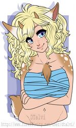  animal_humanoid breasts cervine cervine_humanoid chest_tuft clothed clothing deer deer_humanoid digital_media_(artwork) female hair hi_res horn humanoid iwbitu looking_at_viewer mammal mammal_humanoid pose smile solo tuft 