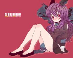  bad_id bad_pixiv_id character_name copyright_name female fukai_ryosuke gloves long_hair pink_eyes purple_hair shiera_(vanpri) sitting solo vanguard_princess 